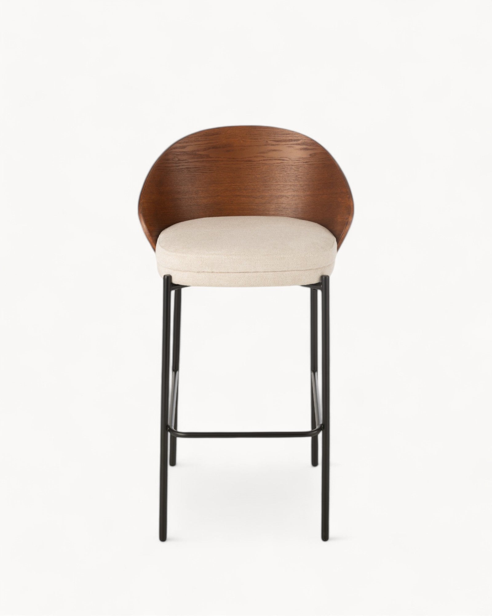 Hom & Ember - Bar Stool Plywood and Metal - Hom & Ember