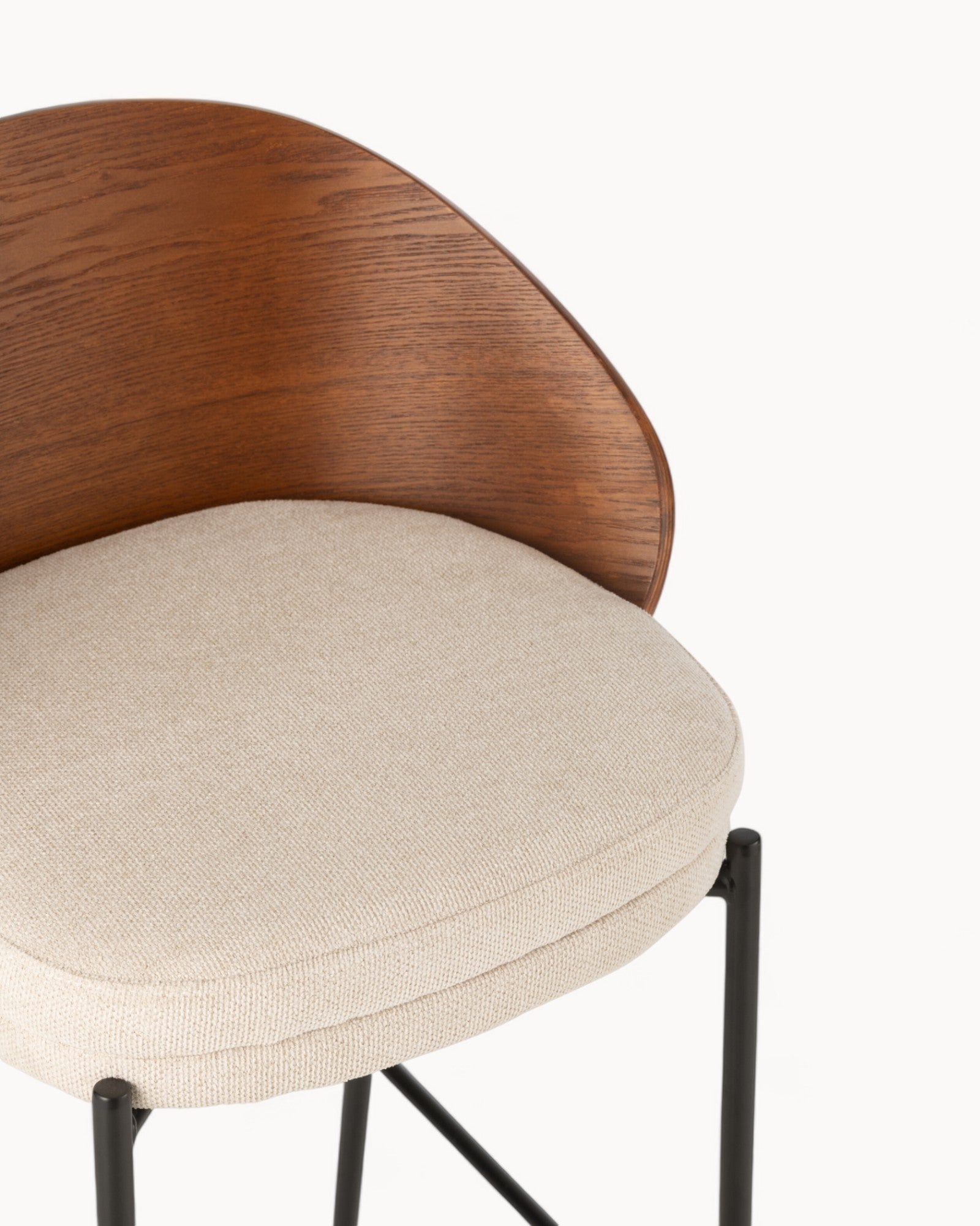 Hom & Ember - Bar Stool Plywood and Metal - Hom & Ember