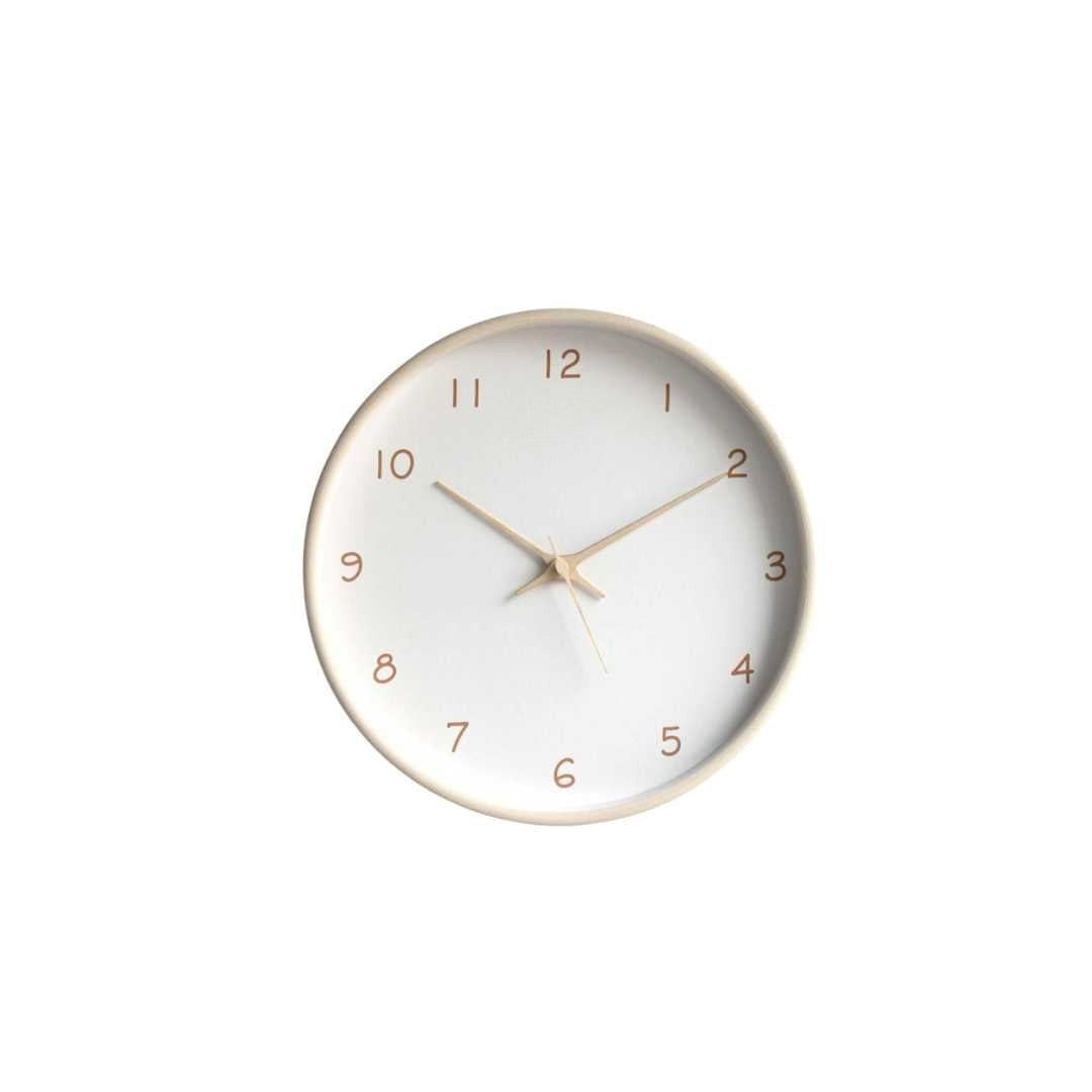 Hom & Ember – Stylish Modern Minimalist Wooden Wall Clock for Timeless Elegance