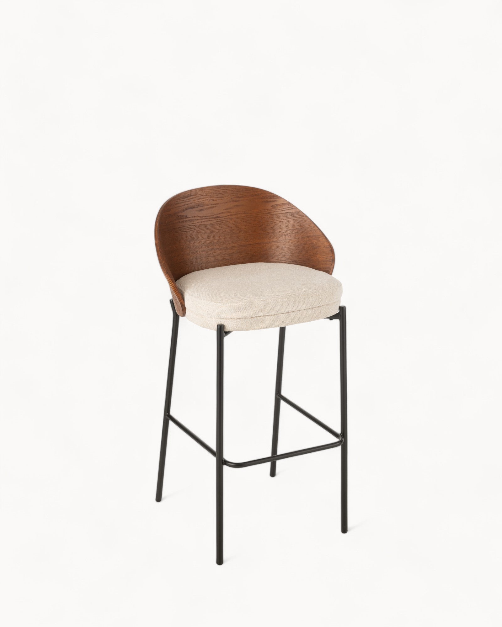 Hom & Ember - Bar Stool Plywood and Metal