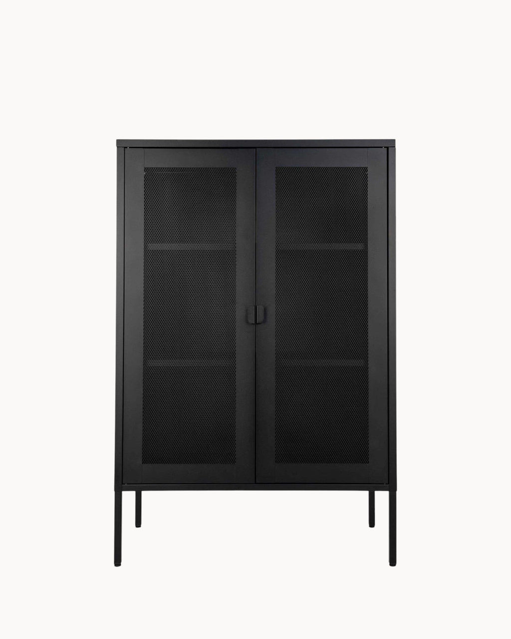 Hom & Ember - Metal Cabinet with Mesh Doors