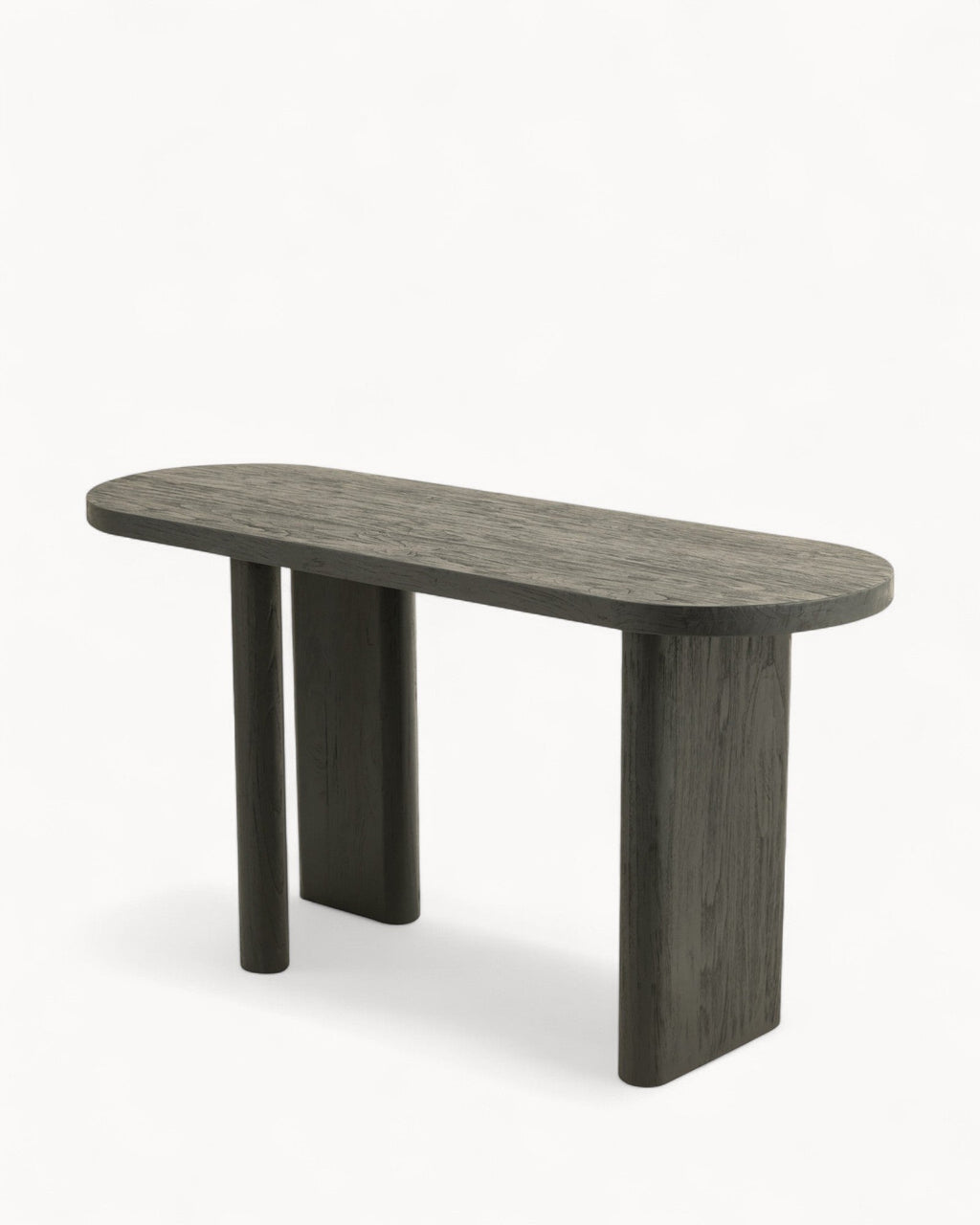 Hom & Ember - Wooden Table Teak Look Black
