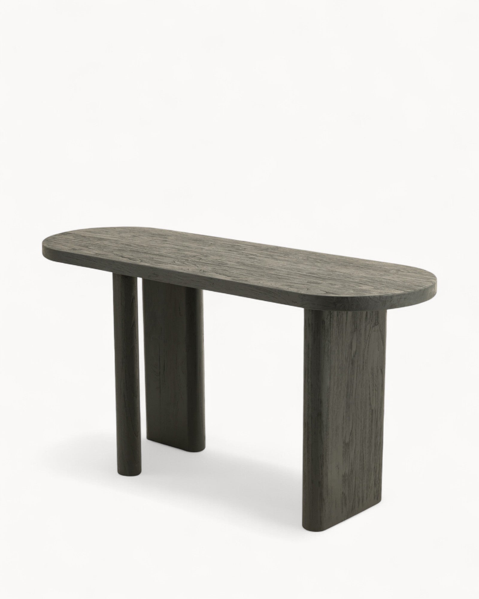 Hom & Ember - Wooden Table Teak Look Black