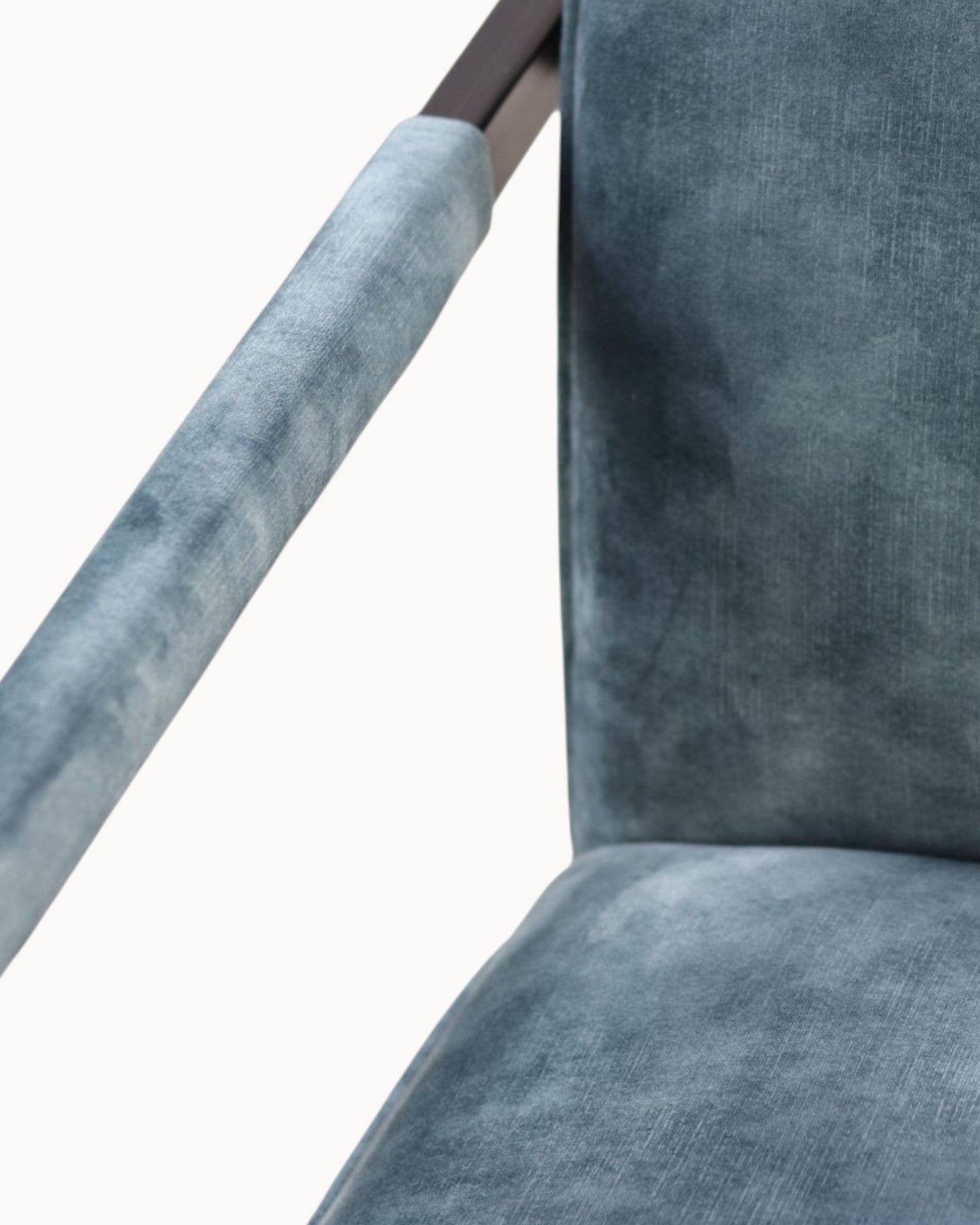 Hom & Ember - Dining Chairs Set of 2 Blue Velvet