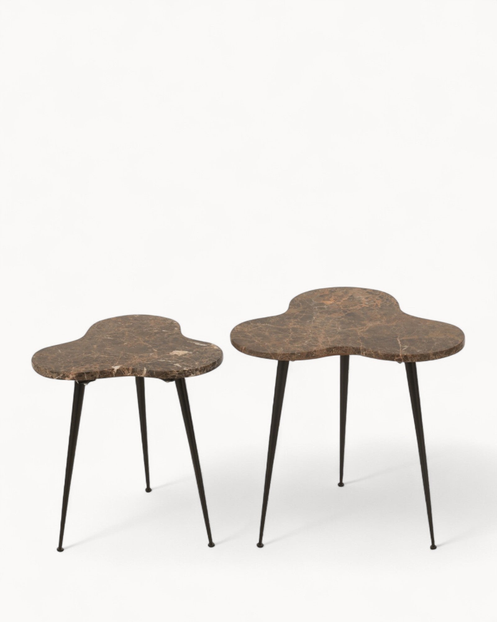 Hom & Ember - Nesting Tables Set of 3 Marble Look