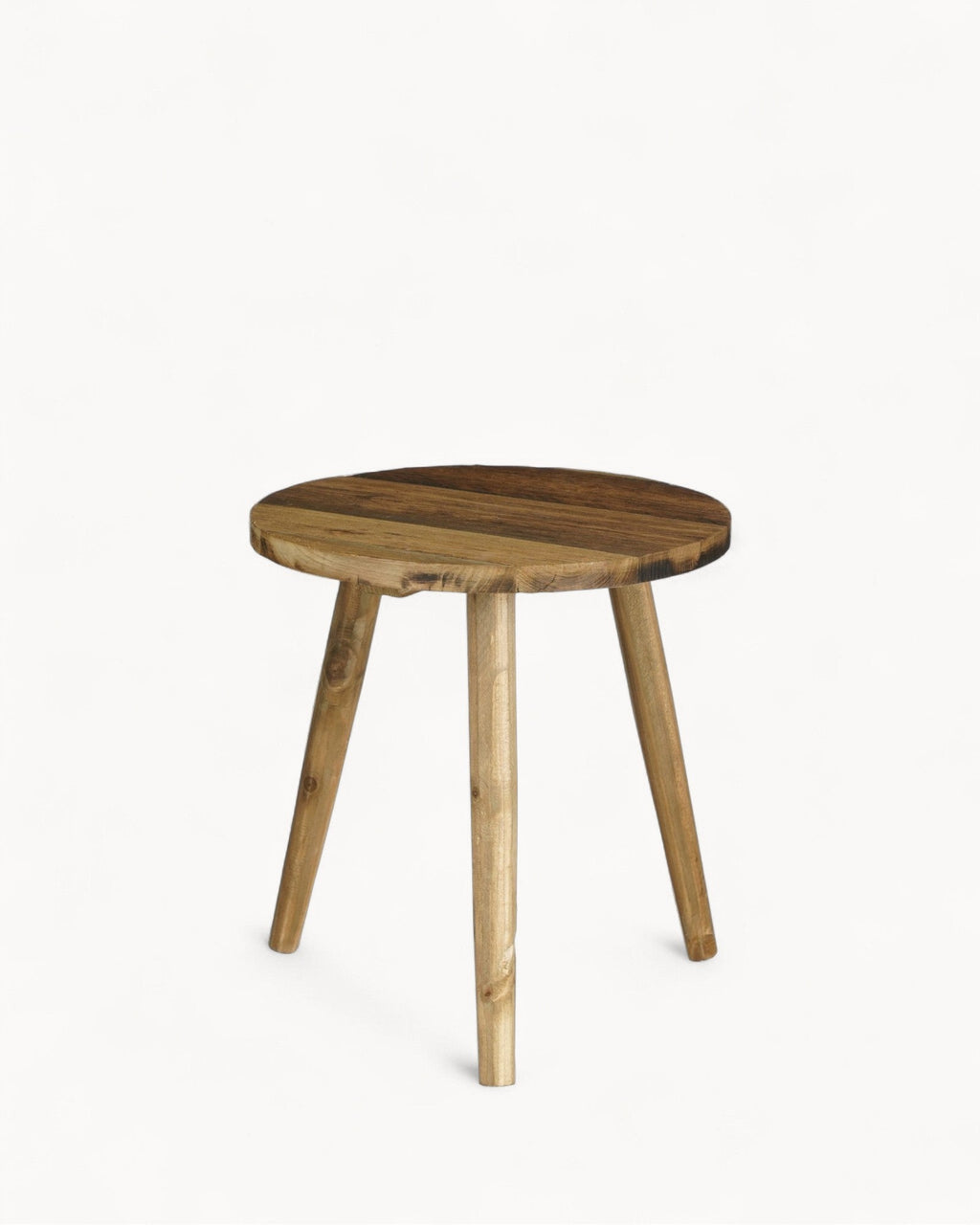 Hom & Ember - Round Side Table Natural Wood