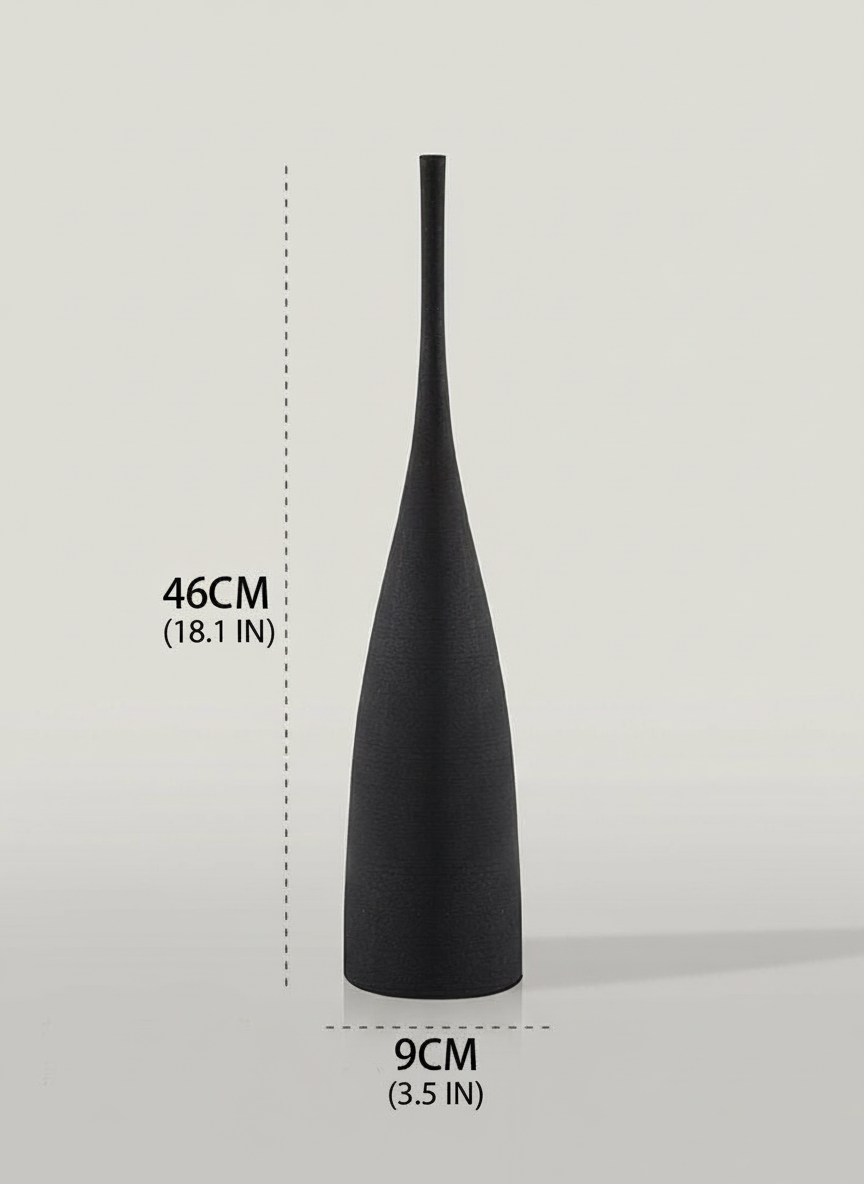 Hom & Ember – Wabi-Sabi Ceramic Vase