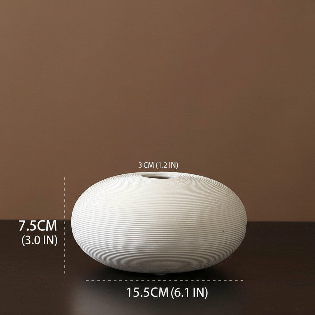 Hom & Ember – Wabi-Sabi Ceramic Vase