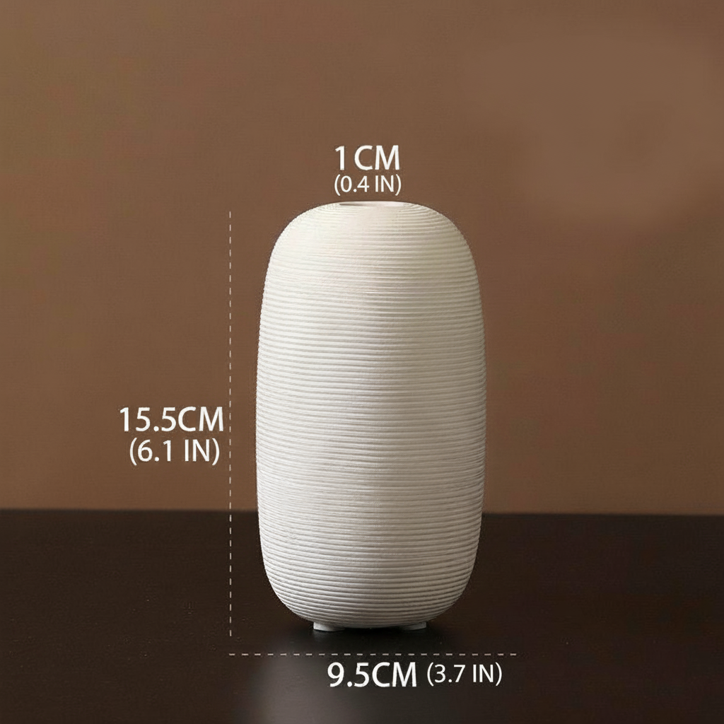 Hom & Ember – Wabi-Sabi Ceramic Vase