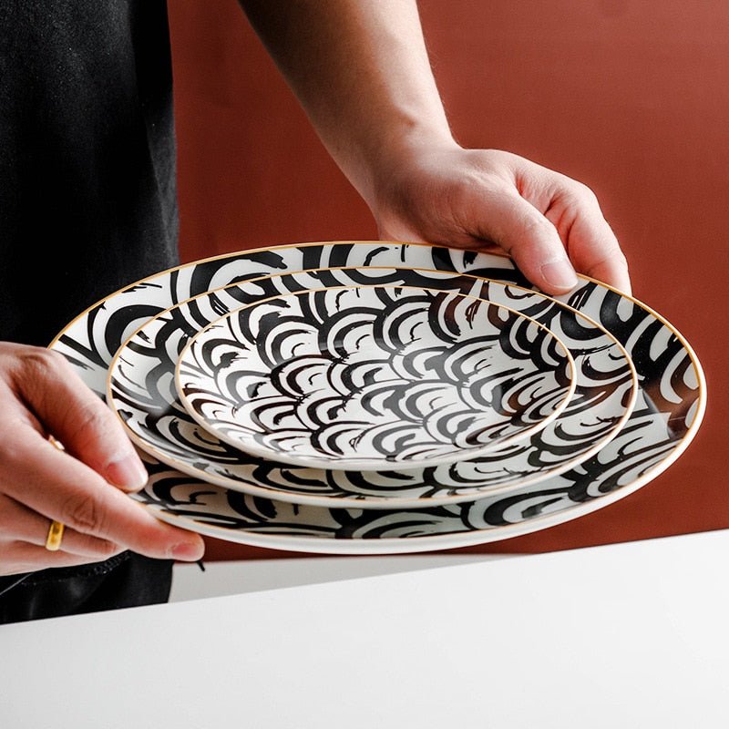 Hom & Ember – Abstract Plates for a Contemporary Touch - Hom & Ember