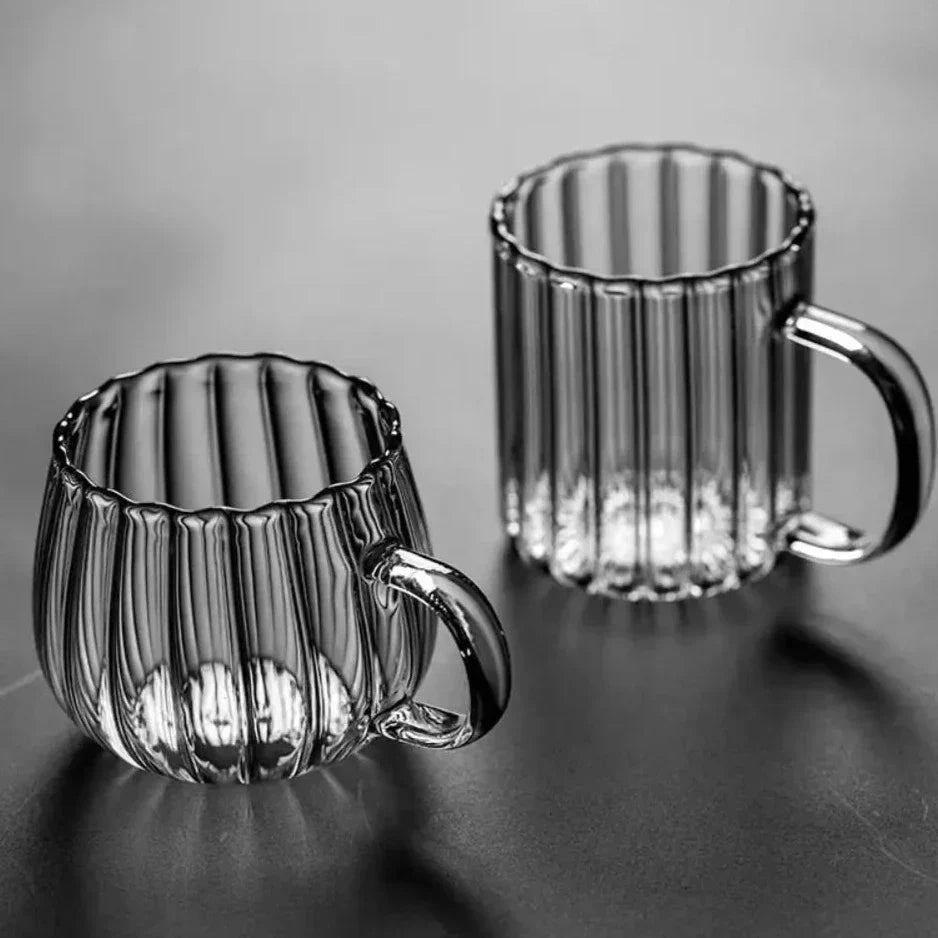 Hom & Ember – Artisanal Glass Ruffle Mugs for a Chic and Cosy Interior - Hom & Ember