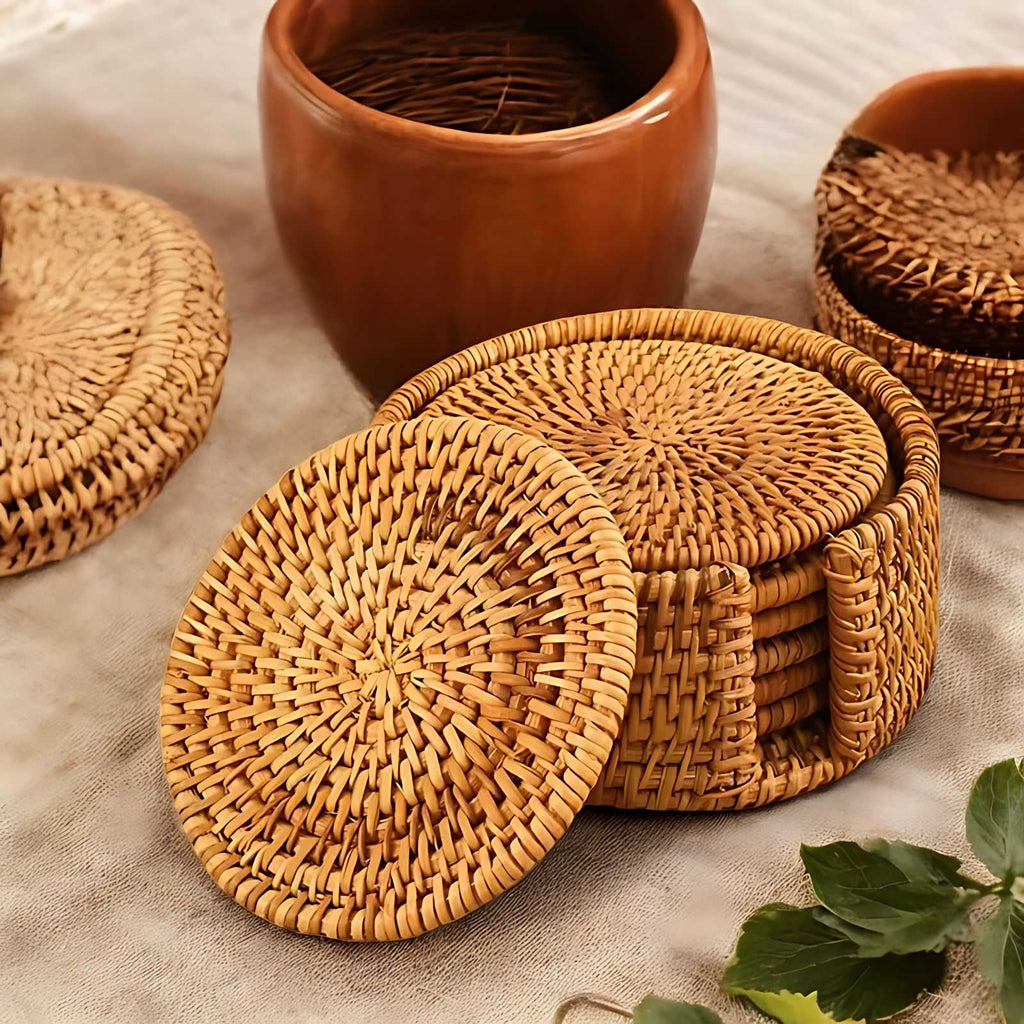Hom & Ember – Bamboo Coasters - Hom & Ember