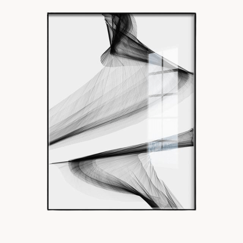 Hom & Ember – Black & White Canvas - Hom & Ember