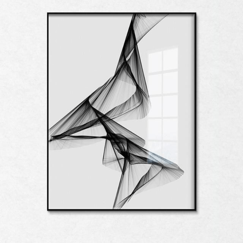 Hom & Ember – Black & White Canvas - Hom & Ember