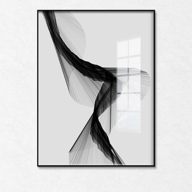 Hom & Ember – Black & White Canvas - Hom & Ember