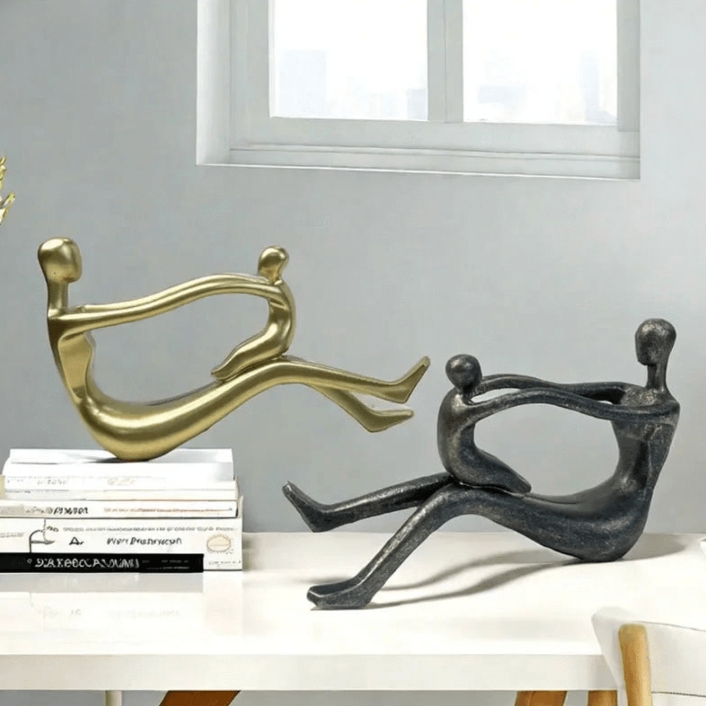 Hom & Ember – Bonded Moments Sculpture for a Touch of Artistic Elegance - Hom & Ember
