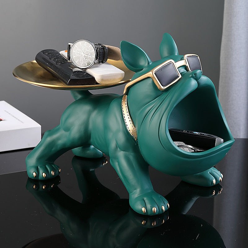 Hom & Ember – Bulldog Storage Bin and Tray for a Stylish and Organised Space - Hom & Ember