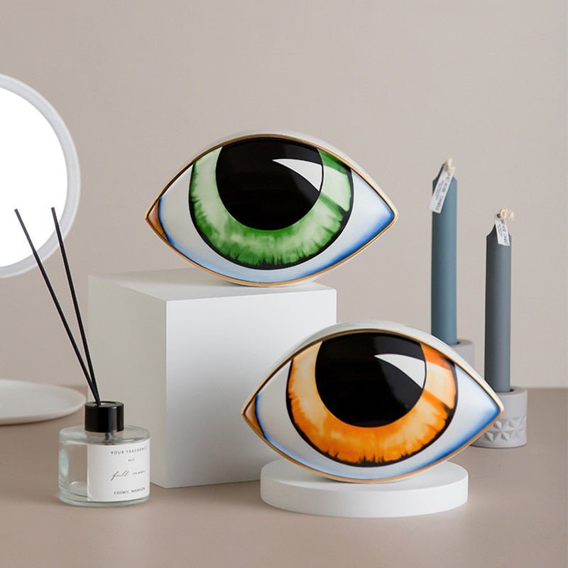 Hom & Ember – Ceramic Eye Sculpture for a Contemporary Touch - Hom & Ember