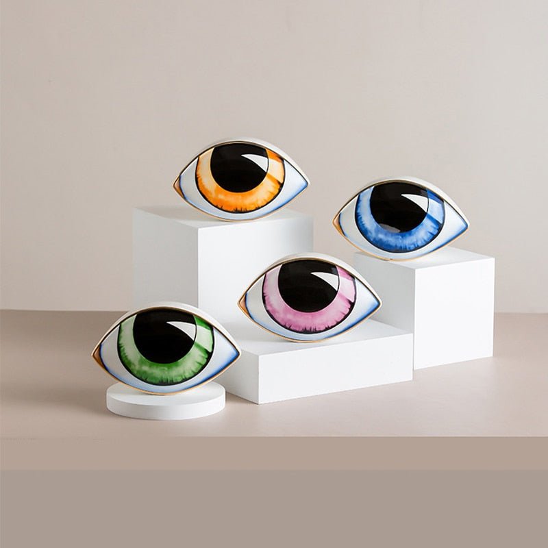 Hom & Ember – Ceramic Eye Sculpture for a Contemporary Touch - Hom & Ember