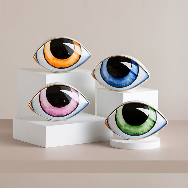 Hom & Ember – Ceramic Eye Sculpture for a Contemporary Touch - Hom & Ember