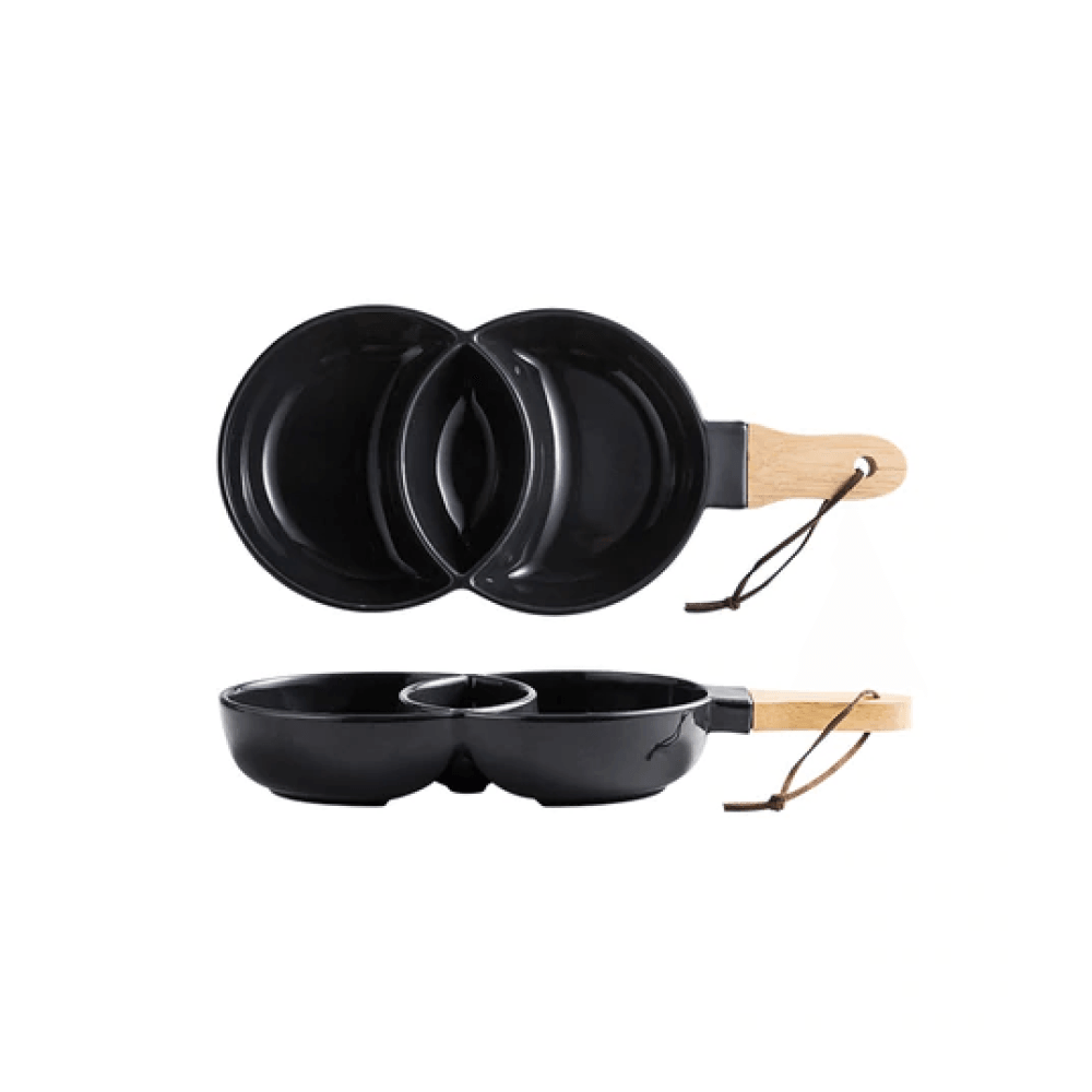 Hom & Ember – Ceramic Snack Dish with Artistic Charm - Hom & Ember