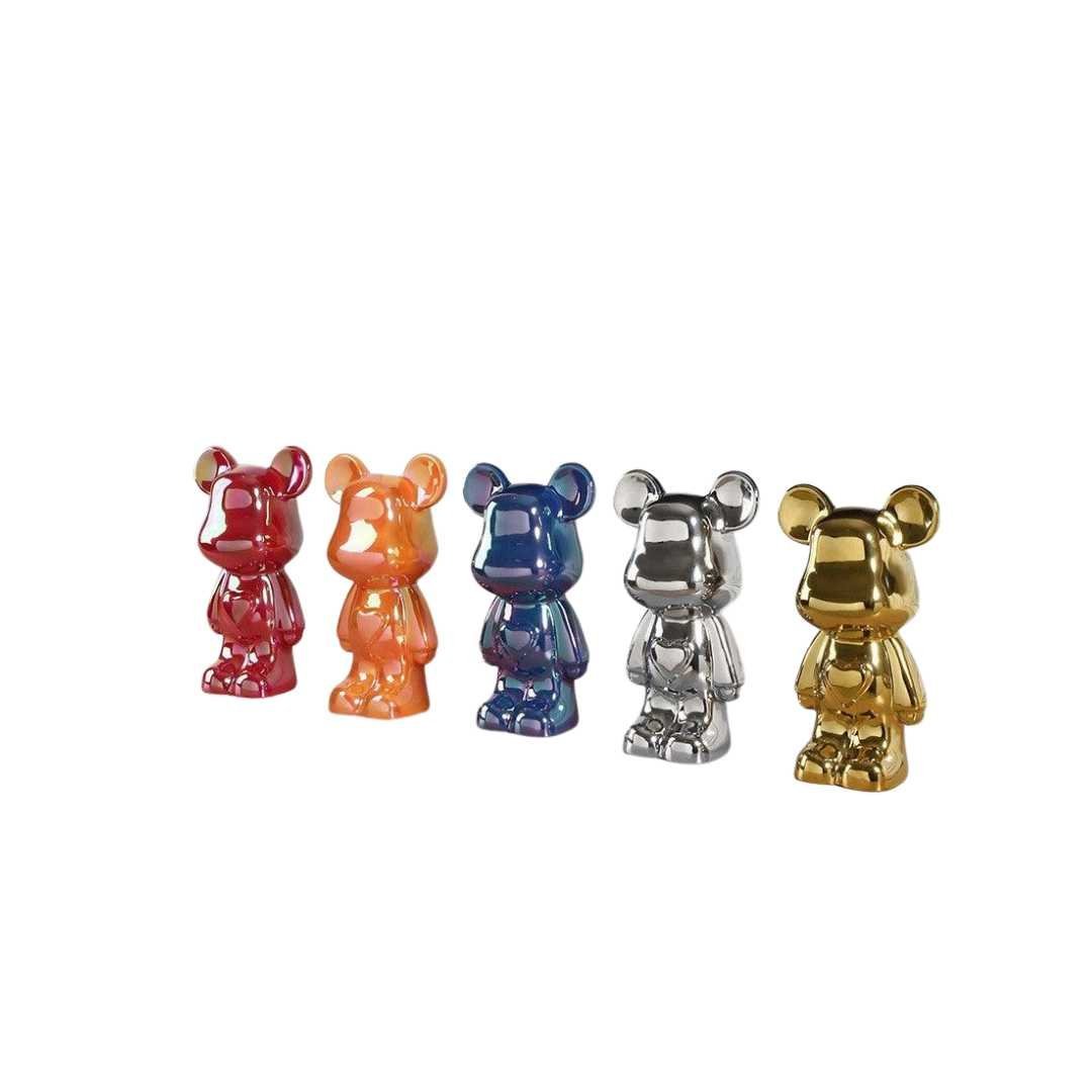 Hom & Ember – Charming Ceramic Bear Sculpture in Elegant Tones for a Touch of Whimsy - Hom & Ember