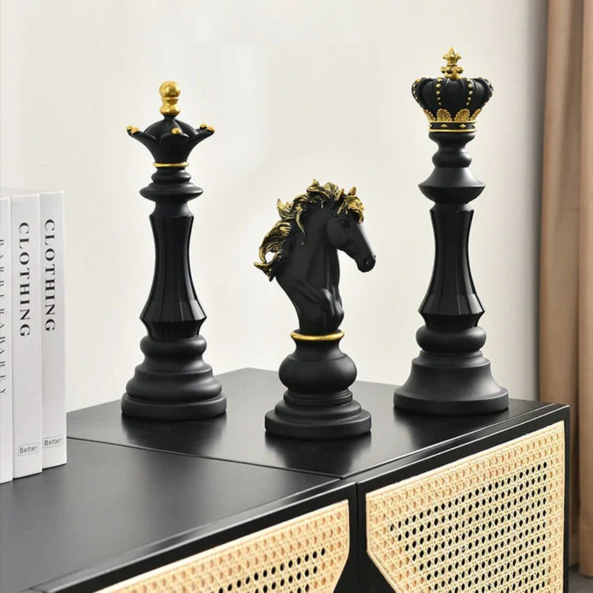 Hom & Ember – Chess Sculpture for a Sophisticated Touch - Hom & Ember