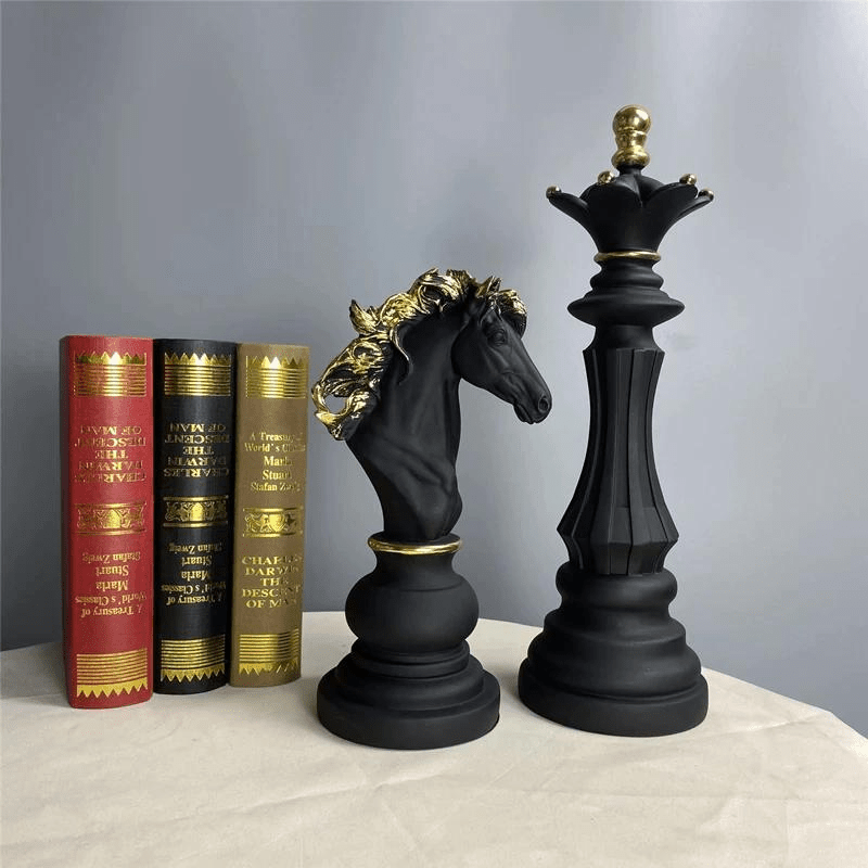 Hom & Ember – Chess Sculpture for a Sophisticated Touch - Hom & Ember