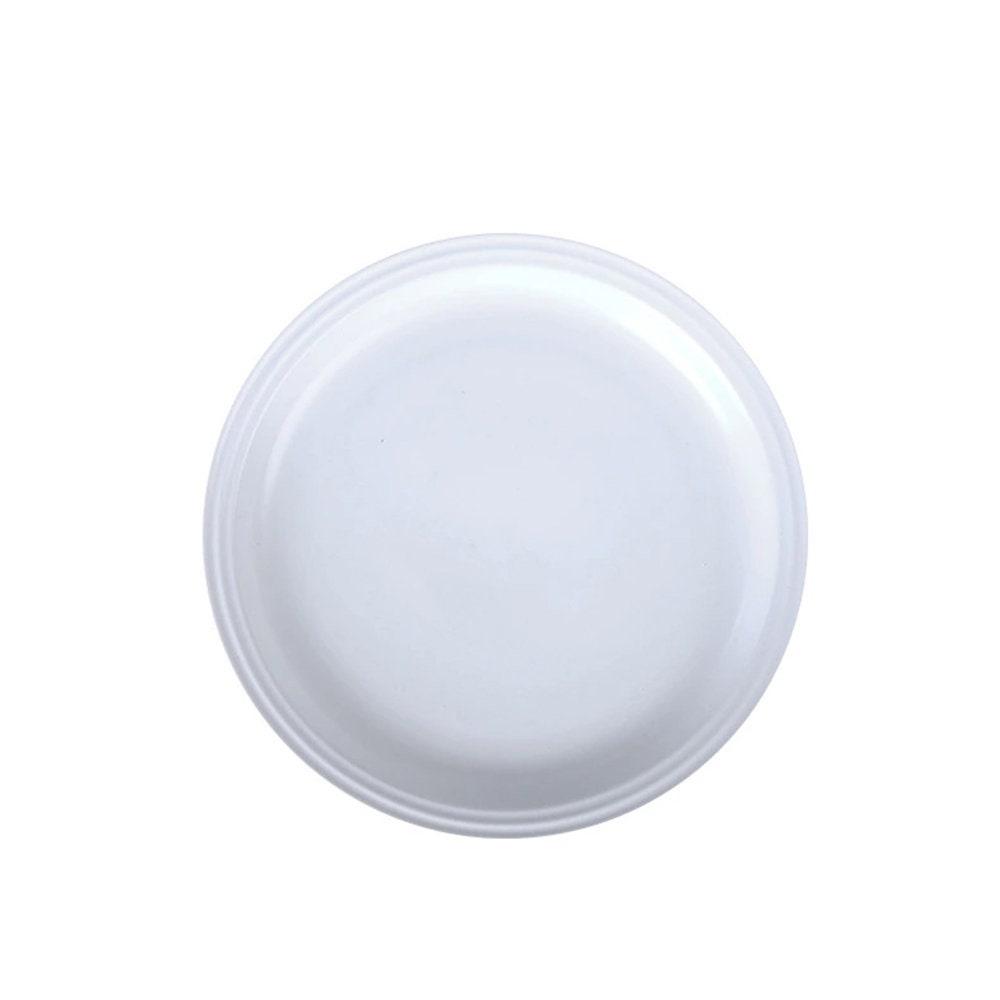 Hom & Ember – Classic European Rim Ceramic Dinner Plate for a Timeless Table Setting - Hom & Ember