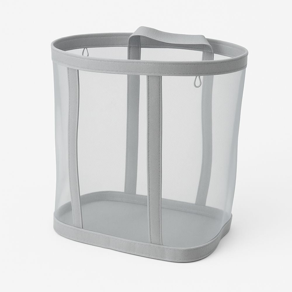 Hom & Ember – Collapsible Mesh Laundry Basket for a Stylish and Organised Home - Hom & Ember
