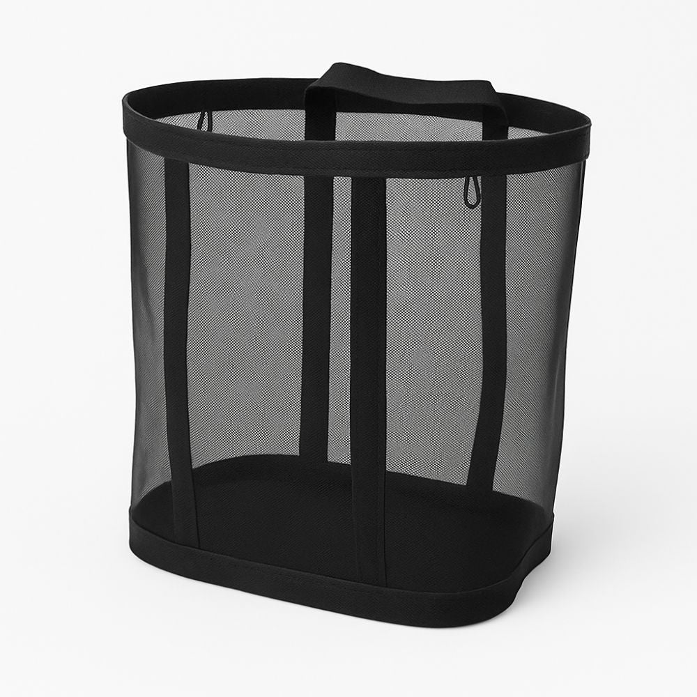 Hom & Ember – Collapsible Mesh Laundry Basket for a Stylish and Organised Home - Hom & Ember