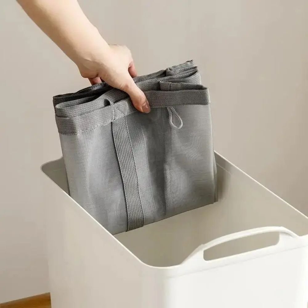 Hom & Ember – Collapsible Mesh Laundry Basket for a Stylish and Organised Home - Hom & Ember