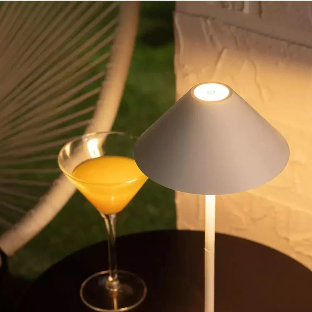 Hom & Ember – Conical Traveler Glow Lamp - Hom & Ember