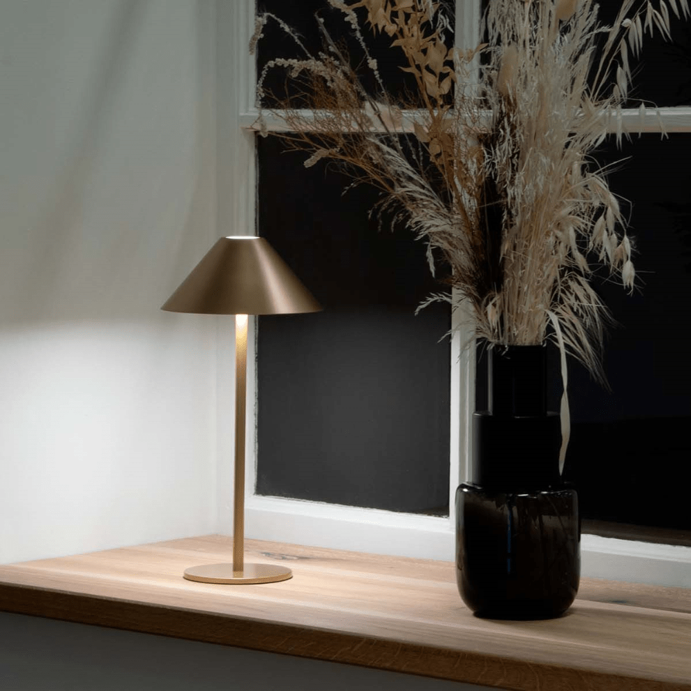 Hom & Ember – Conical Traveler Glow Lamp - Hom & Ember