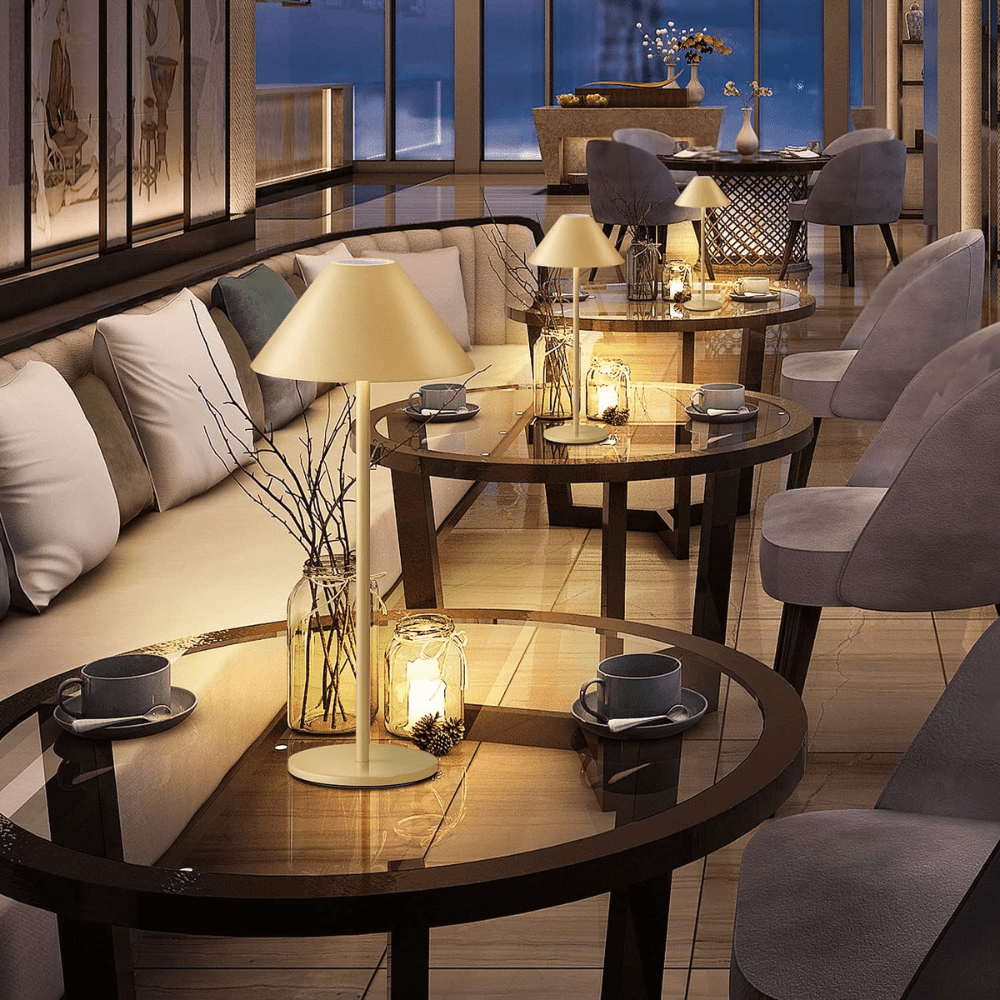 Hom & Ember – Conical Traveler Glow Lamp - Hom & Ember