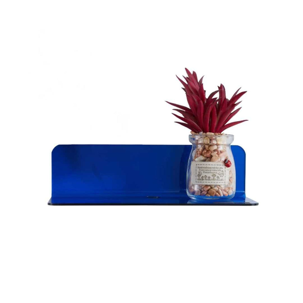 Hom & Ember – Contemporary Floating Wall Shelves in Vibrant Acrylic for a Stylish Touch - Hom & Ember