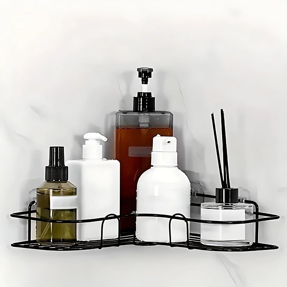 Hom & Ember – Corner Shower Caddy for Bathroom Storage, Perfect for a Chic and Organised Space - Hom & Ember