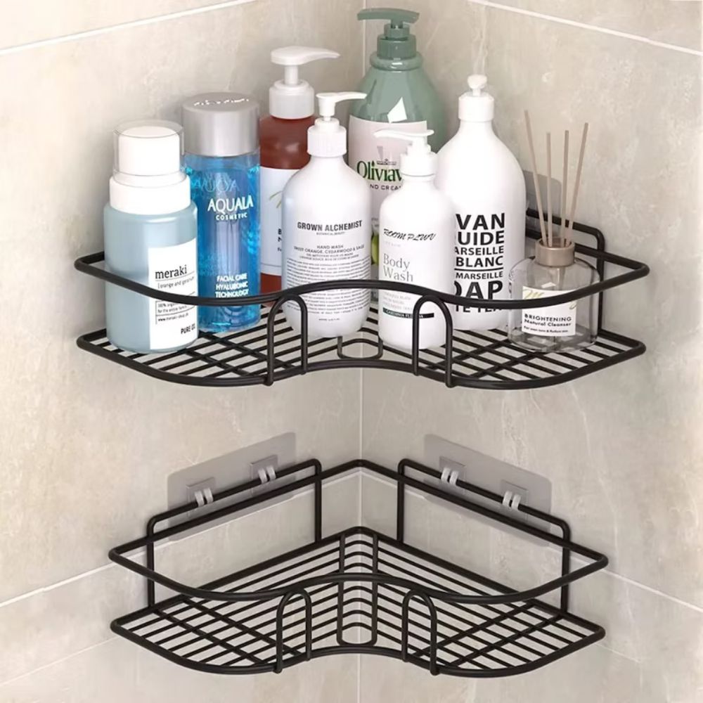 Hom & Ember – Corner Shower Caddy for Bathroom Storage, Perfect for a Chic and Organised Space - Hom & Ember