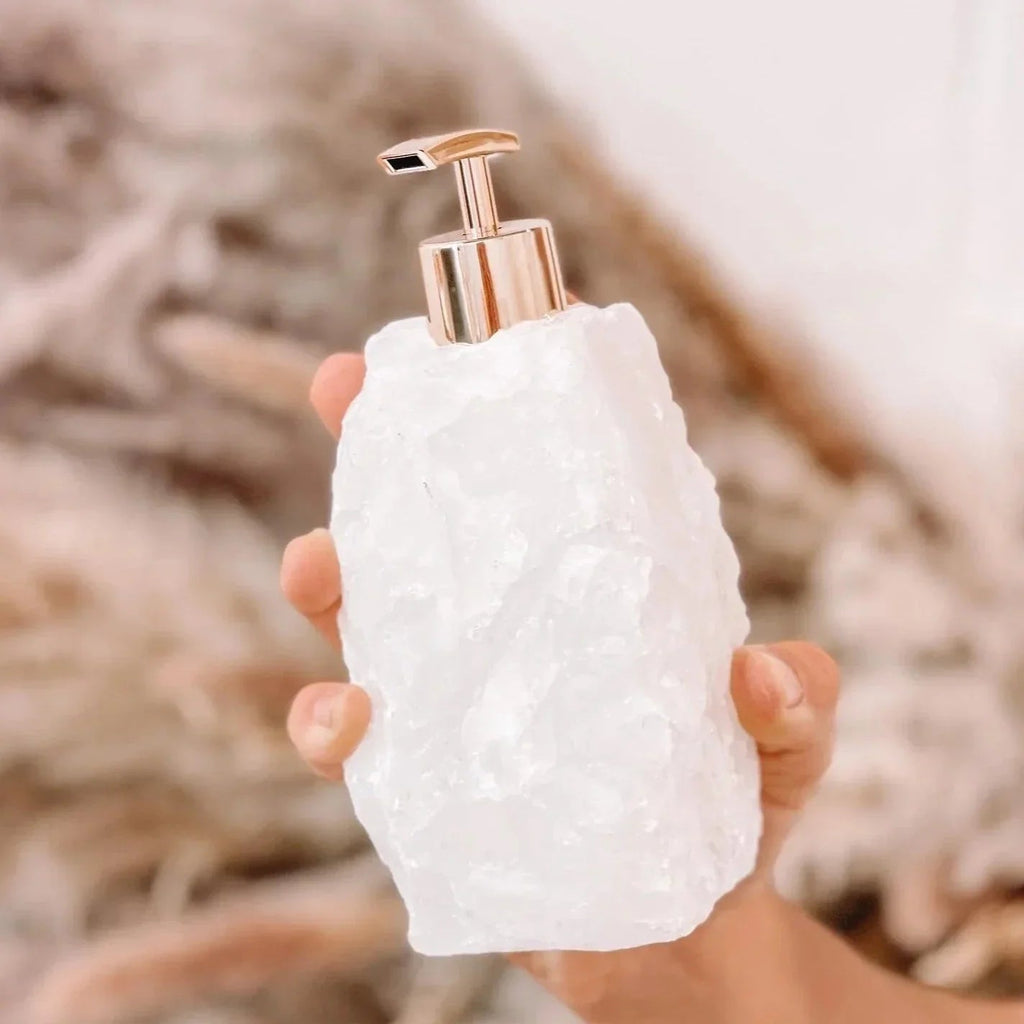 Hom & Ember – Crystal Soap Dispenser for a Touch of Elegance - Hom & Ember