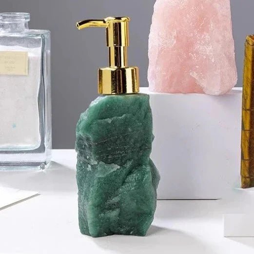 Hom & Ember – Crystal Soap Dispenser for a Touch of Elegance - Hom & Ember