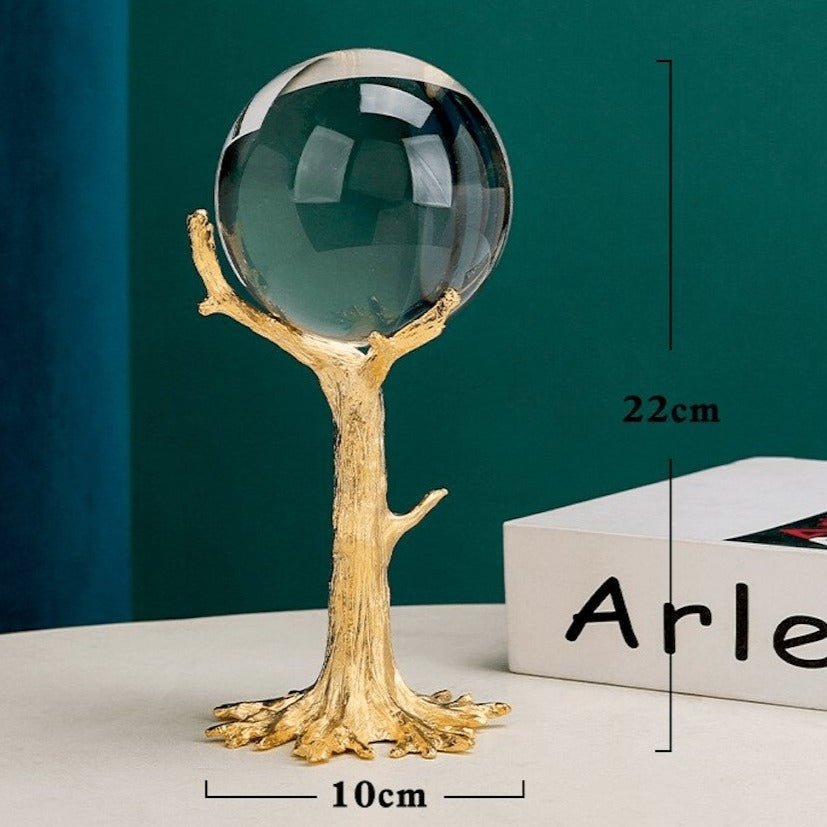 Hom & Ember – Crystal Sphere Ornament for an Enchanting Ambience - Hom & Ember