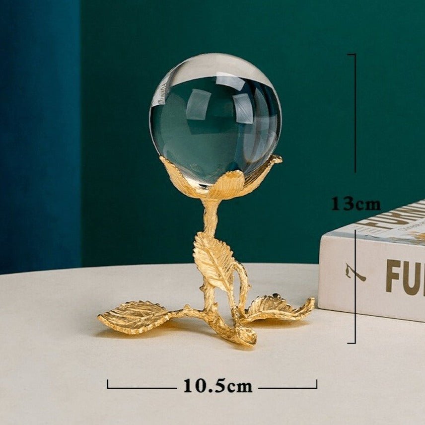 Hom & Ember – Crystal Sphere Ornament for an Enchanting Ambience - Hom & Ember