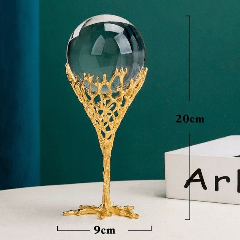 Hom & Ember – Crystal Sphere Ornament for an Enchanting Ambience - Hom & Ember