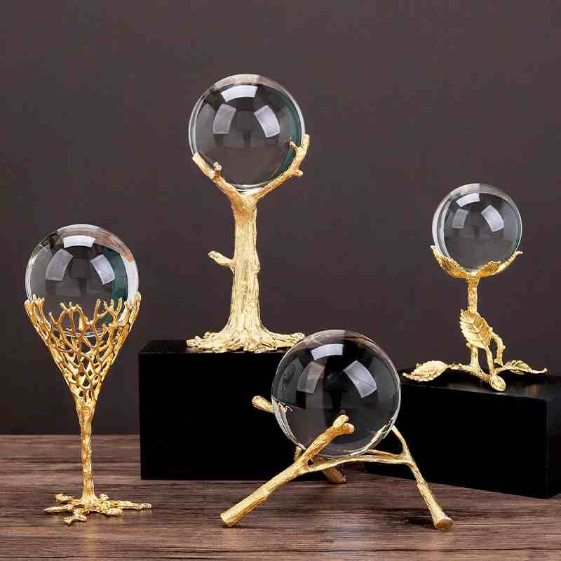 Hom & Ember – Crystal Sphere Ornament for an Enchanting Ambience - Hom & Ember