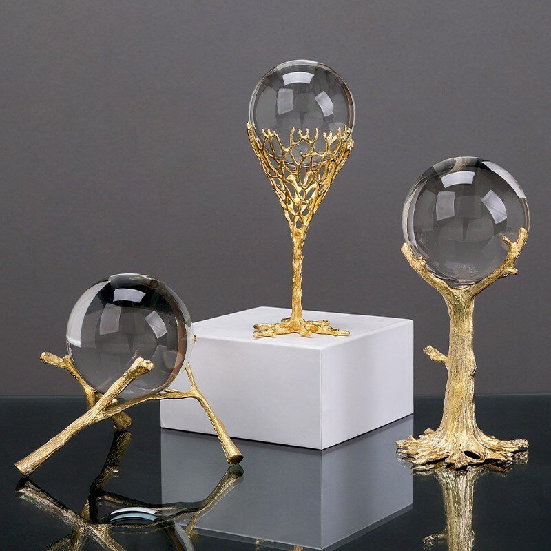 Hom & Ember – Crystal Sphere Ornament for an Enchanting Ambience - Hom & Ember