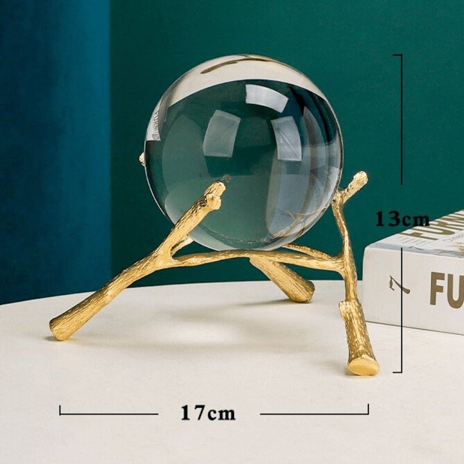 Hom & Ember – Crystal Sphere Ornament for an Enchanting Ambience - Hom & Ember