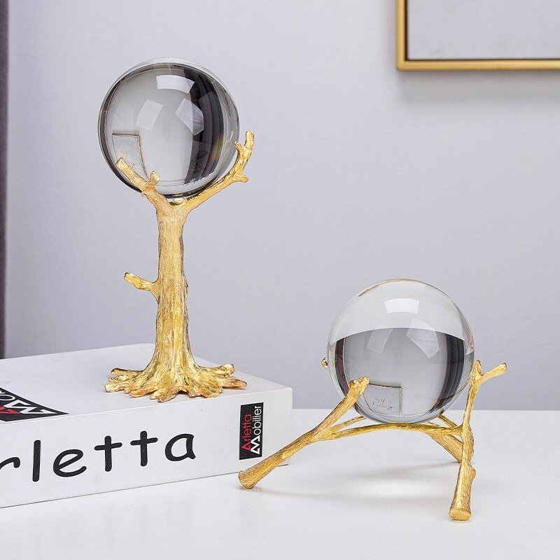 Hom & Ember – Crystal Sphere Ornament for an Enchanting Ambience - Hom & Ember