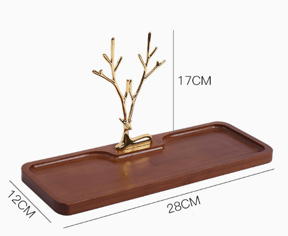 Hom & Ember – Designer Wooden Jewelry Tray - Hom & Ember
