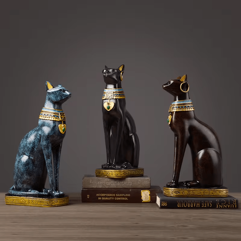 Hom & Ember – Egyptian Cat Statue - Hom & Ember