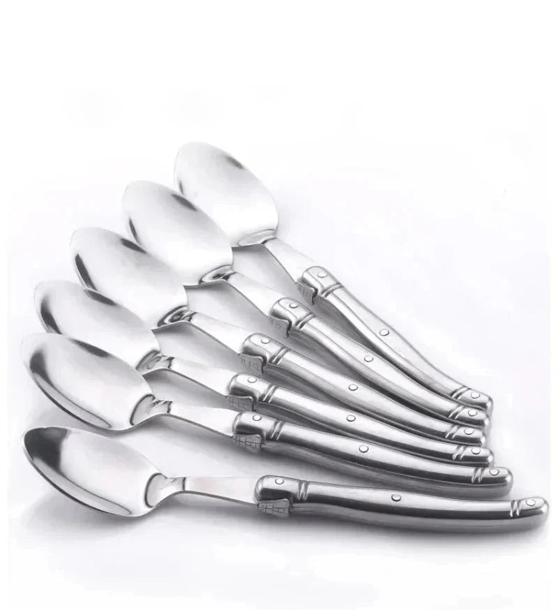 Hom & Ember – Elegant 24 - Piece Stainless Steel Cutlery Set for Stylish Dining and Refined Table Setting - Hom & Ember